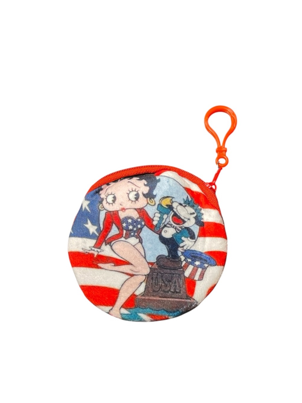 BETTY BOOP PLUSH COIN PURSE BAG CHARM